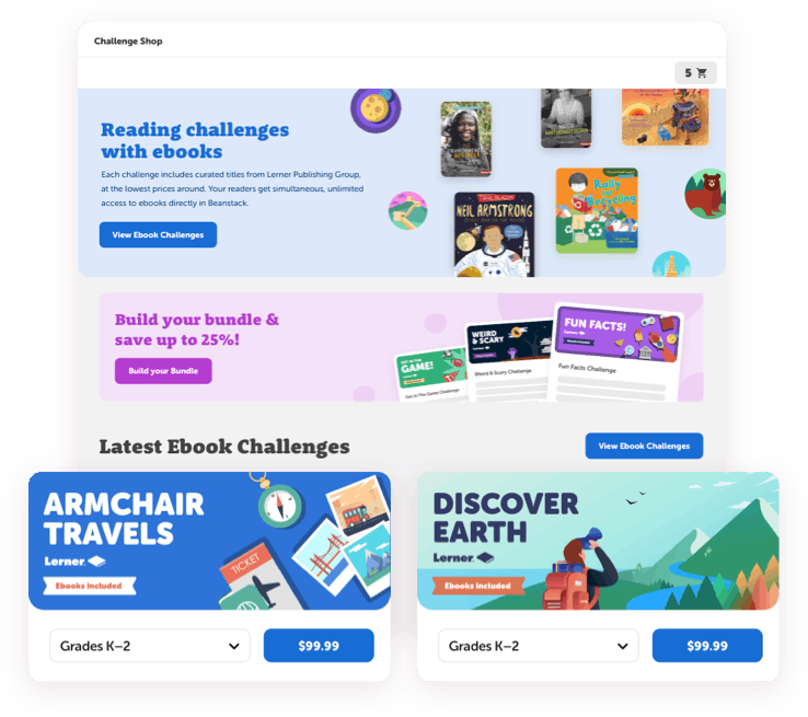 Original and eBook Content Book Challenge Beanstack